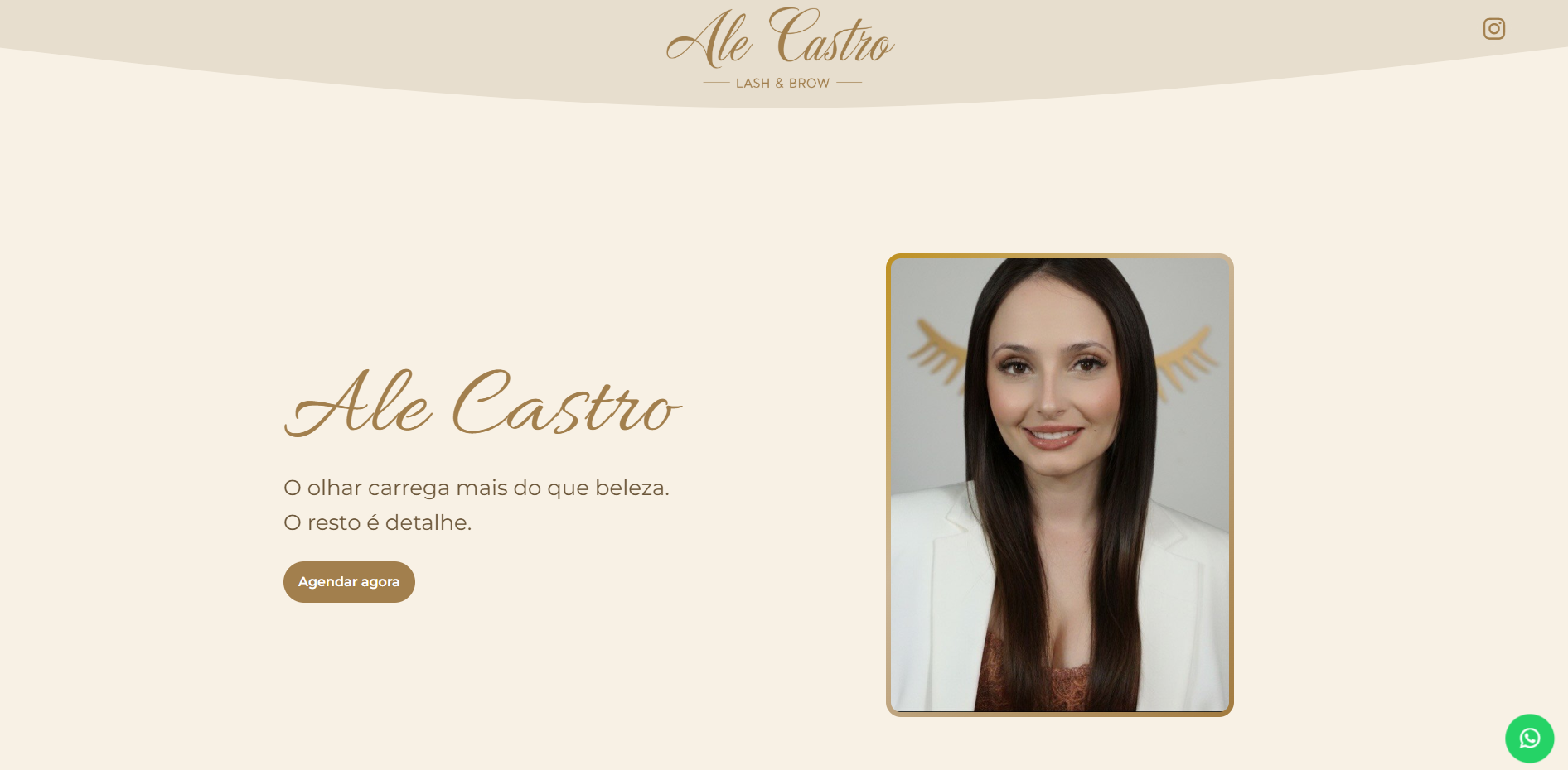 Prévia do site Ale Castro Studio